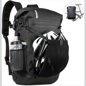 Waterproof Black Cycling Backpack